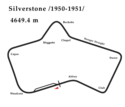 Circuíto de Silverstone en 1950