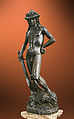 Donatello, David, 1430er Jahre, Bronze, zum Teil feuervergoldet, Innenhof des Palazzo Medici, Florenz (heute Museo nazionale del Bargello, Florenz)