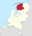 Província de Frislândia, às vezes chamada de Westerlauwers Friesland