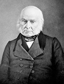 The sixth president of the United States, John Quincy Adams' "corrupt bargain" of 1824 is an example of patronage.