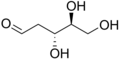 2-Desoxy-L-ribose (!) kettenförmig