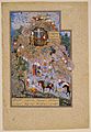 Султан Мухаммед. Тиран Заххак, закованный в цепи Фариданом. «Шахнаме Тахмаспа» 1525—1535 годы. Коллекция Садруддина Ага Хана, Женева