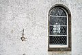 Jougs at Oxnam Parish Kirk, Scottish Borders