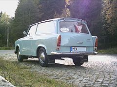 Une Trabant 601 Luxe Universal de 1970.