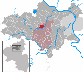 Kaart van Welling (Duitsland)