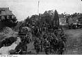 As tropas alemãs deixam Bapaume, agosto de 1918