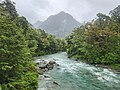 The Route Burn seen near Routeburn Shelter