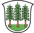 Gemeindewappen von Wald (1926–1939), mit schwebendem Rasen