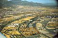 Luchtfoto van Fort Bliss 1968 (in noordelijke richting met Franklin Mountains en N-El Paso in de achtergrond).