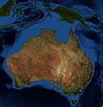 Супутниковий знімок Австралії