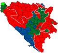 1994ko fronteak, kroaziar eta bosniarren arteko gerra bukatu ondoren.