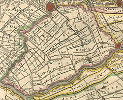 Kaart uit 1645