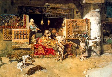 מוכר השטיחים, 1870