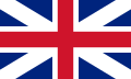 Флаг личной унии Англии и Шотландии в 1606—1649 и 1660—1707 годах и Королевства Великобритании в 1707—1801 годах