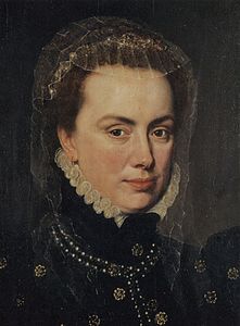 Retrato de Margarita de Parma (detalle).