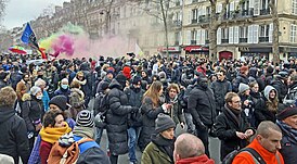 Демонстрации 19 января в Париже