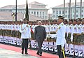 นายกรัฐมนตรี นเรนทรา โมดี ของอินเดีย รับความเคารพจากกองเกียรติยศแห่งกรมทหารมาเลย์