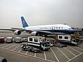 中国南方航空的空中巴士A380-800于一号航站楼