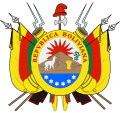 Second Coat of arms of Bolivia, adopted in 1826.