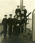 Матросы подлодки «HMS Delfinen», 1916 год