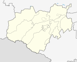 Ligging van Elbroes op 'n kaart (Kabardino-Balkarië)