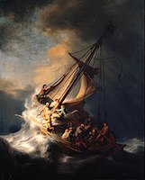 Рембрандт. «Христос під час шторму на Галілейському морі», 1633