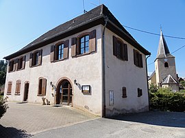 The town hall in Saint-Martin