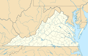 Честер. Карта розташування: Вірджинія
