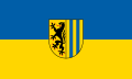 Flag for byen Leipzig, Tyskland