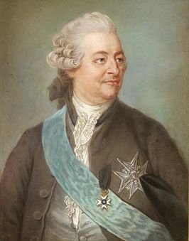 Portret van Charles De Geer door Gustaf Lundberg