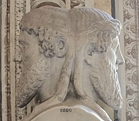 Buste romain de Janus, Musée du Vatican.