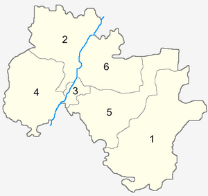 Киришский район на карте
