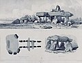 La "Table de César" et le dolmen des Pierres Plates (Voyages pittoresques et romantiques dans l'ancienne France, par Charles Nodier, Justin Taylor et Alphonse de Cailleux, 1845).