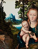 "Madonna and a Child" by Lucas Cranach the Elder