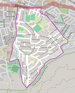 Street map of Vredehoek