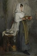 立っている女性　(1688)