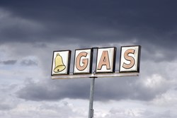 Bell Gas sign, Truxton, Arizona