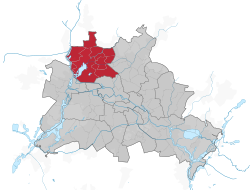 Distretto di Reinickendorf - Localizzazione