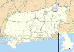 Racton is located in West Sussex