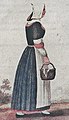 Costume de domestique de ville à Pont-l'Abbé (dessin de Pierre Henri Charpentier, 1825) 2