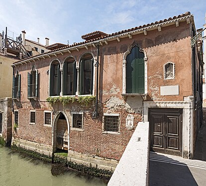 Casa di de Pisis a Venezia dove visse dal 1943 al 1949