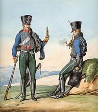Ташка у французских гусар, 1812 год