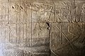 Semna-Tempel: Eine Zeichnung aus dem Neuen Reich zeigt Sesostris III auf einem Schiff