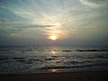 Sunset at Paravur Thekkumbhagam beach