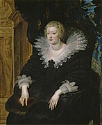 Ana của Áo, 1622, vẽ bởi Peter Paul Rubens