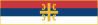 Vlag van de Servisch-orthodoxe Kerk.