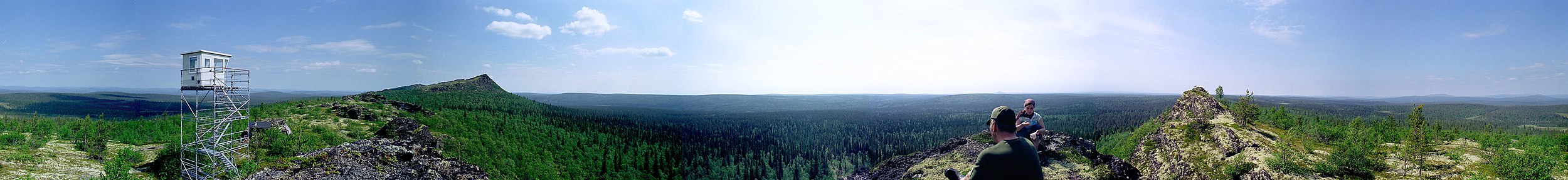 360-stopniowa panorama Korvatunturi