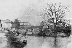 Miami and Erie Canal Lock in Ohio, United States