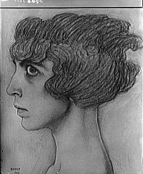 Léon Bakst, Portrait de Luisa Casati (1912), localisation inconnue.