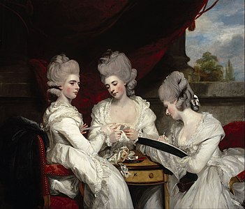 Las hermanas Waldegrave, 1770-80.